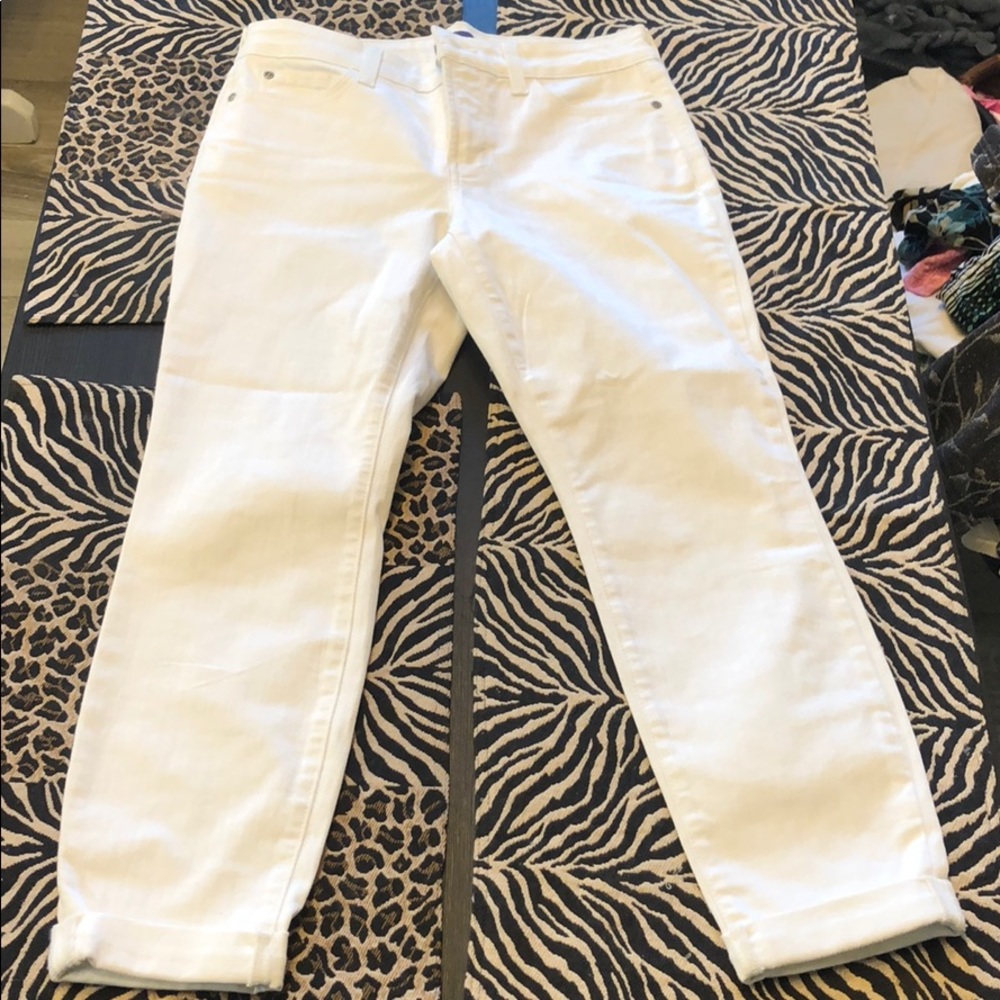White jeans